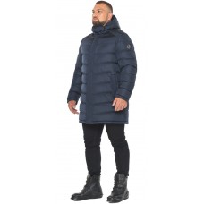 Куртка тёмно-синяя мужская с карманами модель 49818 (ОСТАЛСЯ ТОЛЬКО 50(L))