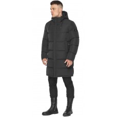 Мужская куртка со съёмным капюшоном графитовая модель 49609 (ОСТАЛСЯ ТОЛЬКО 50(L)) 54 (XXL)